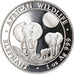Moneta, Somalia, Elephant, 100 Shillings, 2014, 1 Oz, FDC, Argento