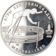 Moneta, Russia, Pole Vaulting, 10 Roubles, 1978, Leningrad, Proof, SPL, Argento