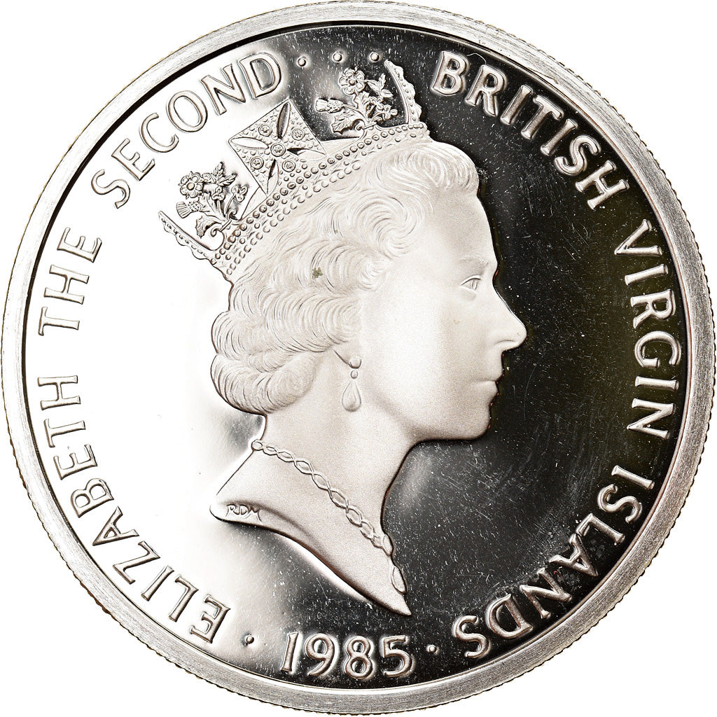 Moneta, ISOLE VERGINI BRITANNICHE, Elizabeth II, Perfume Bottle, 20 Dollars