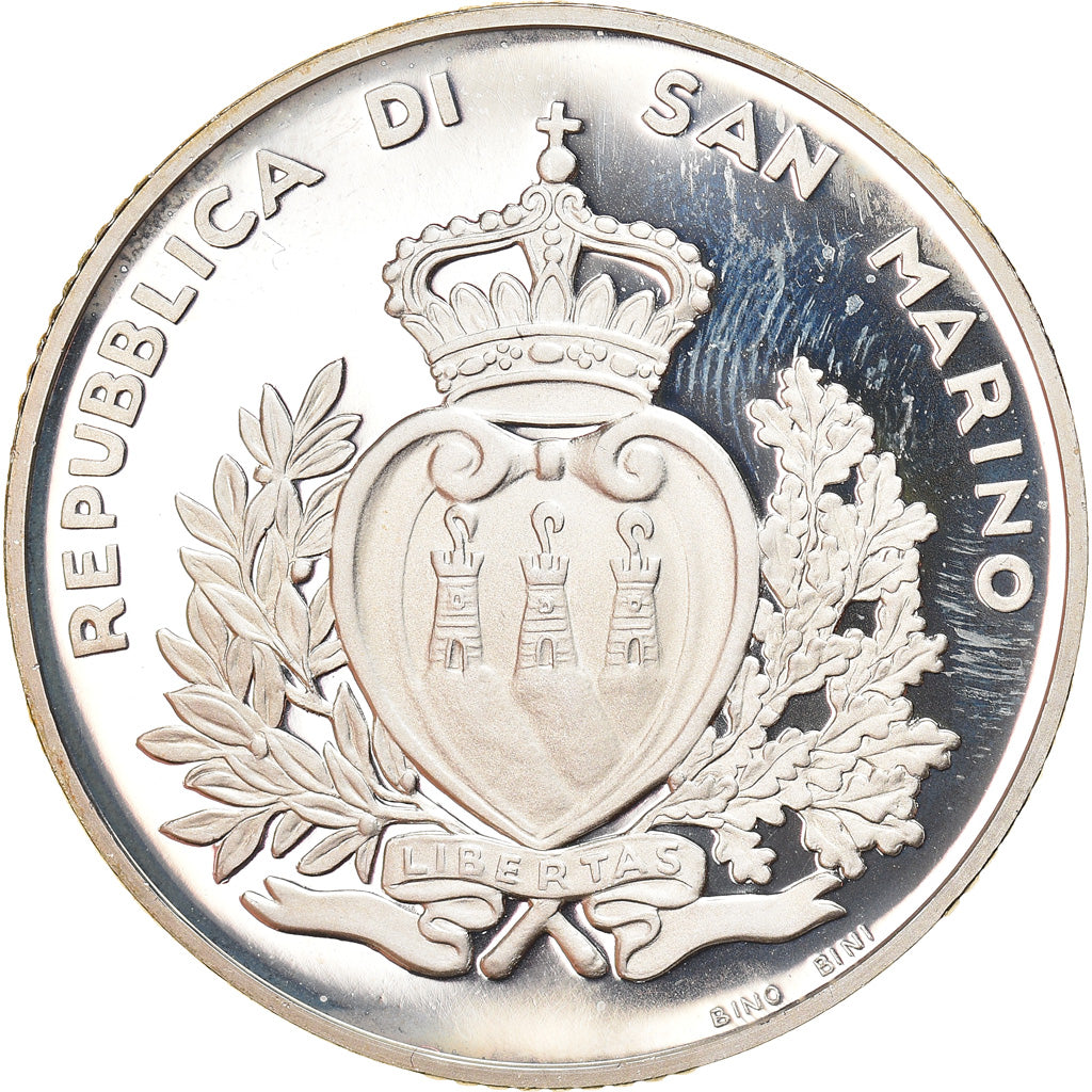 San Marino, 10 Euro, Robert Schumann, 2010, Rome, Proof, STGL, Silber, KM:497