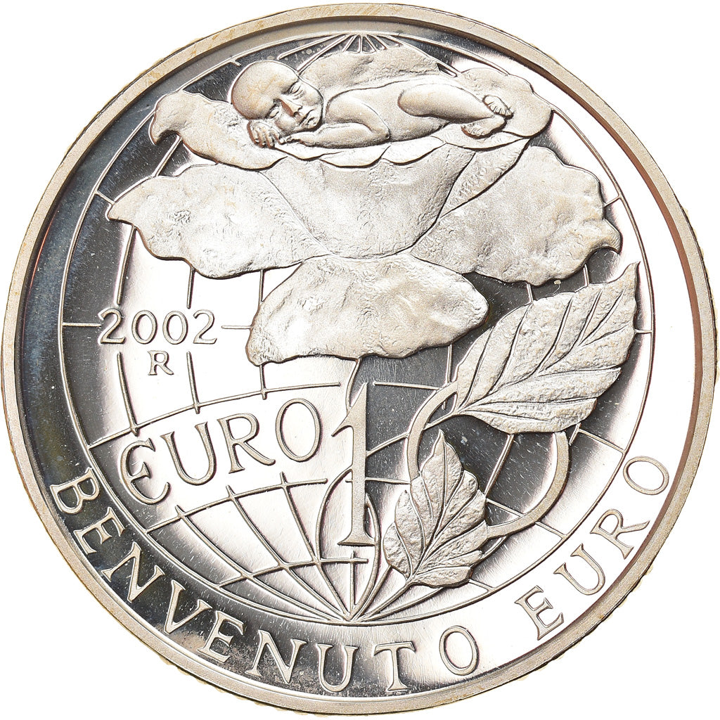 San Marino, 10 Euro, Welcome Euro, 2002, Proof, FDC, Argent, KM:449