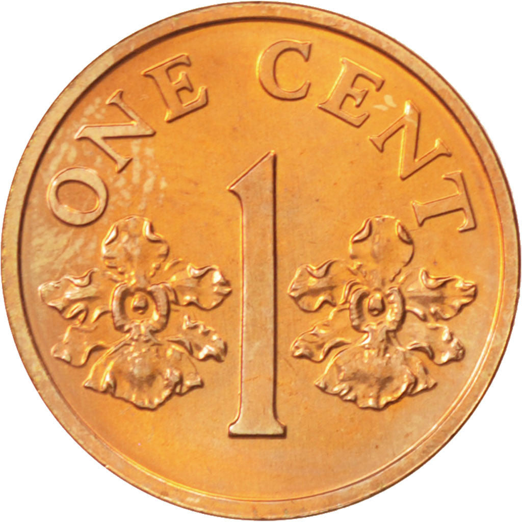 Coin, Singapore, Cent, 1989, MS(63), Bronze, KM:49