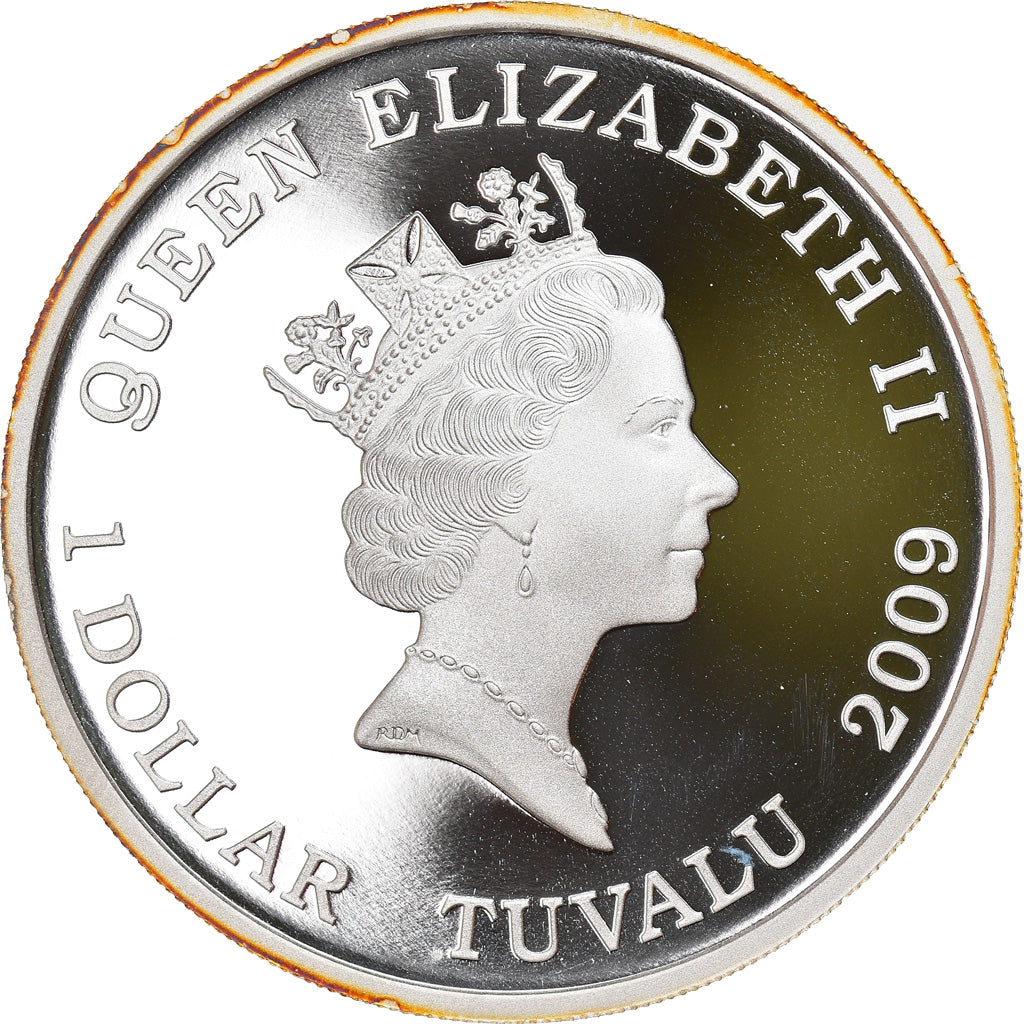 Monnaie, Tuvalu, Elizabeth II, 50th Anniversary of Barbie, Dollar, 2009, Perth