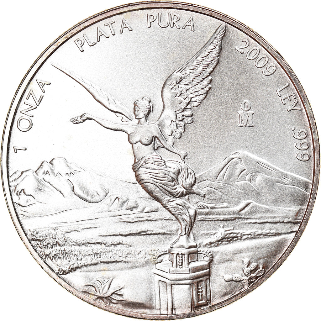 Moeda, México, Libertad, Onza, Troy Ounce of Silver, 2009, Mexico City