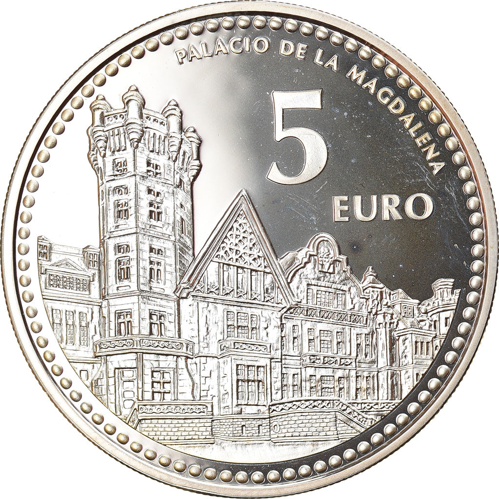 Spanien, 5 Euro, Santander, 2010, Madrid, STGL, Silber, KM:1156