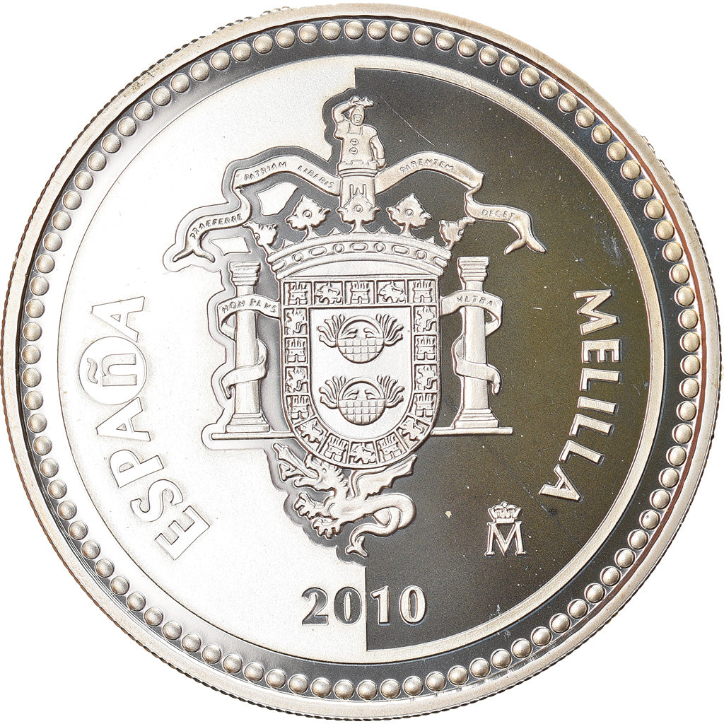 Spain, 5 Euro, Melilla, 2010, Madrid, MS(65-70), Silver, KM:1161