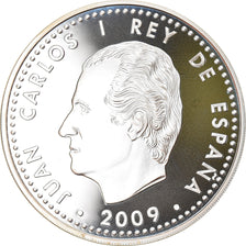 Hiszpania, 10 Euro, Felipe II, 2009, Madrid, Proof, MS(65-70), Srebro