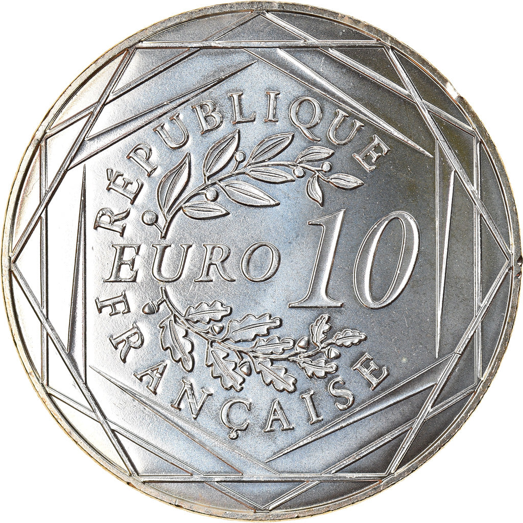 Francia, 10 Euro, Centenaire de l'Armistice, 2018, FDC, Argento