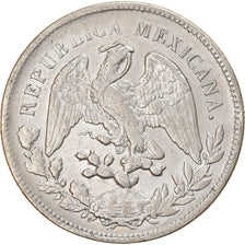 Münze, Mexiko, Peso, 1899, Zacatecas, SS, Silber, KM:409.3