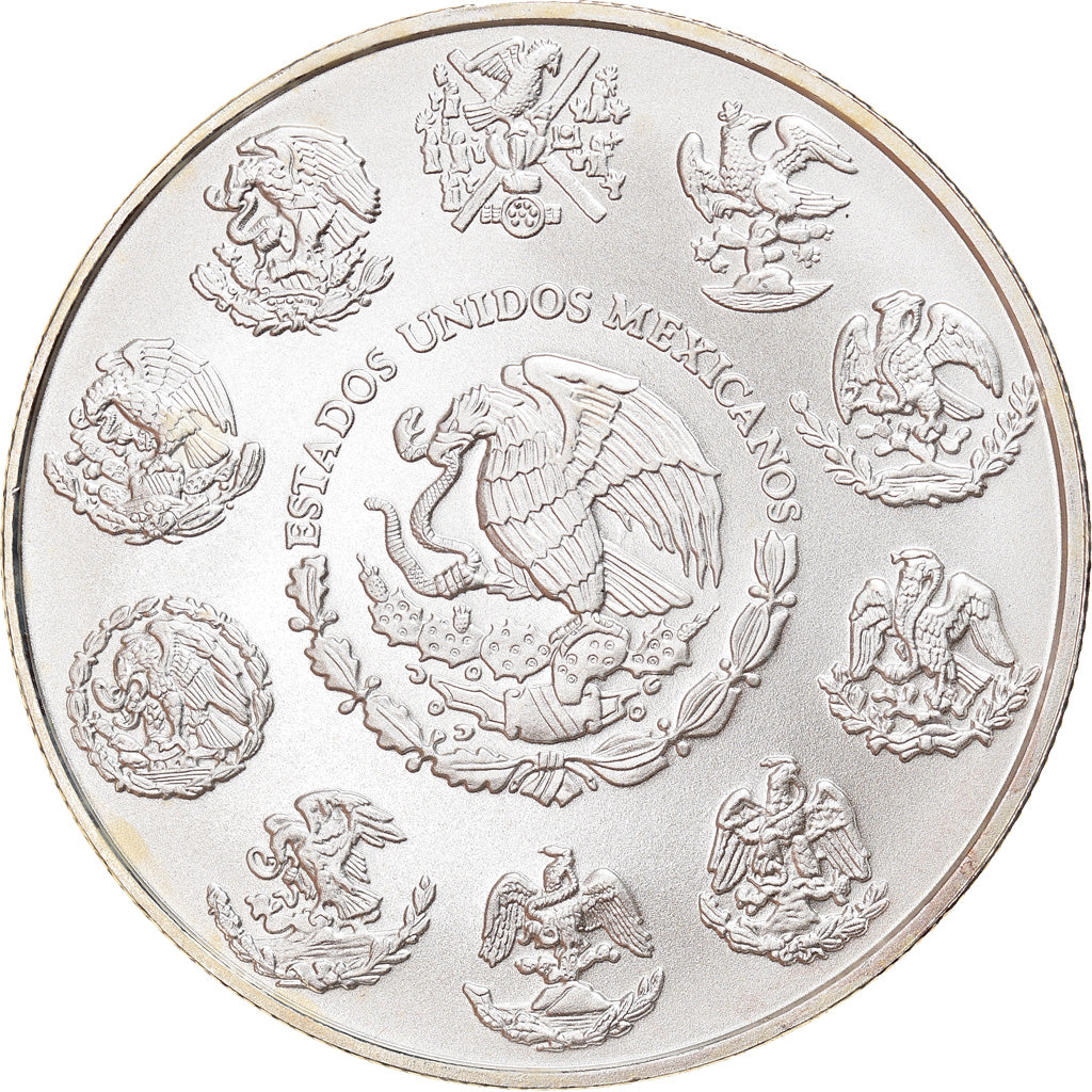 Moeda, México, Libertad, Onza, Troy Ounce of Silver, 2016, Mexico City, MS(64)