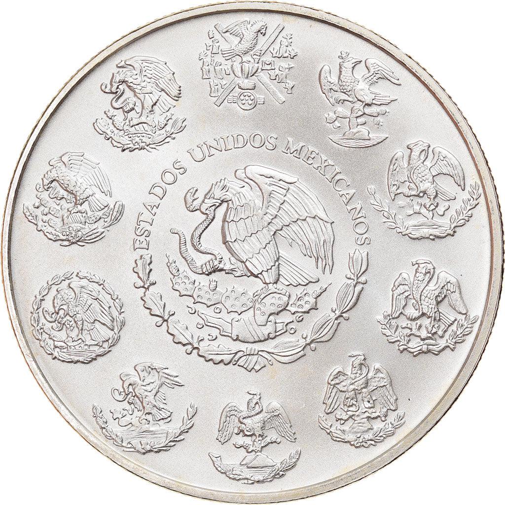 Munten, Mexico, Libertad, Onza, Troy Ounce of Silver, 2015, Mexico City, FDC