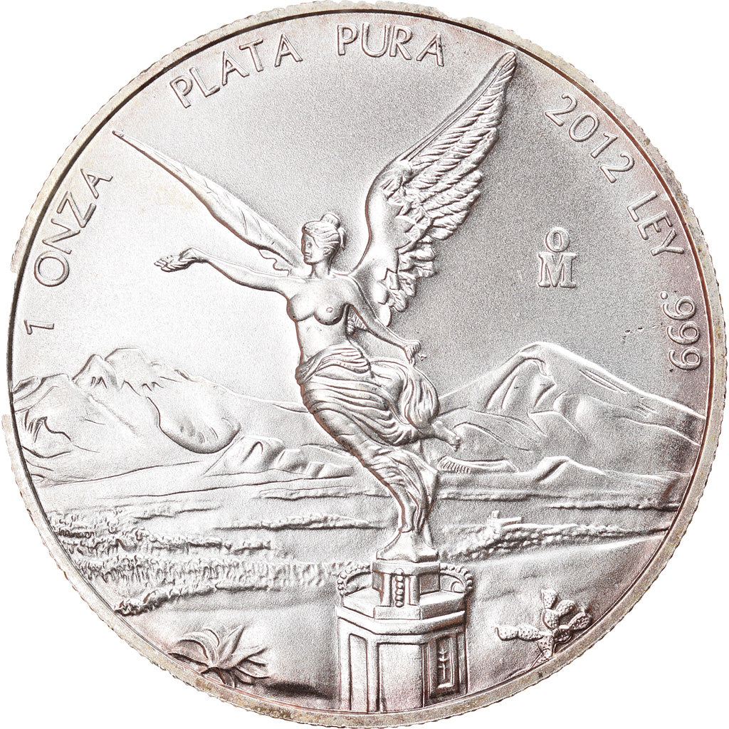 Monnaie, Mexique, Libertad, Onza, Troy Ounce of Silver, 2012, Mexico City, SPL