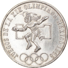 Moneta, Mexico, 25 Pesos, 1968, Mexico City, EF(40-45), Srebro, KM:479.1