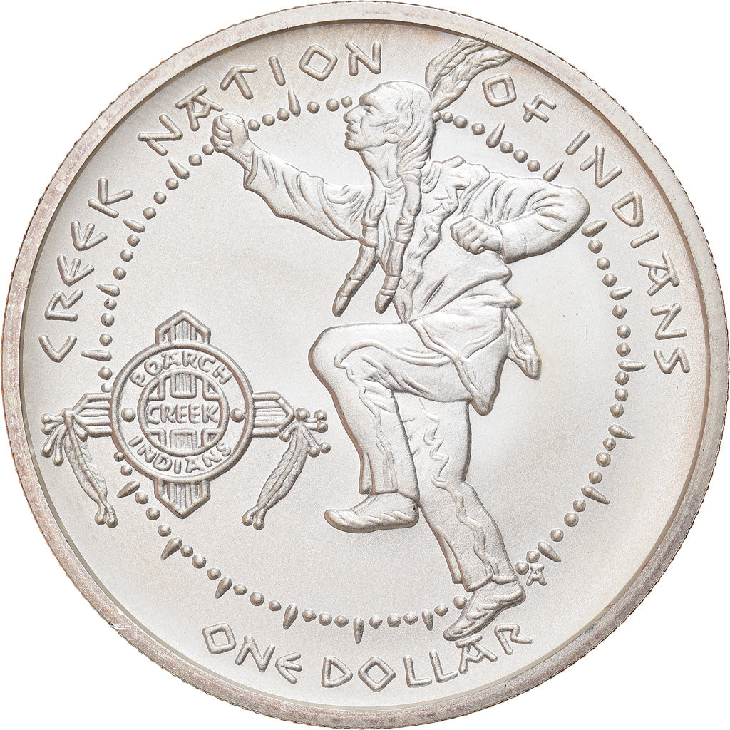 Coin, United States, Poarch Creek Indians, 1 Dollar, 1 Oz, 2007, Exonumia