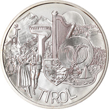 Austria, 10 Euro, Tirol, 2014, Vienna, FDC, Argento