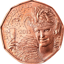 Austria, 5 Euro, Operetta Bat and the Ball, 2015, Vienna, MS(65-70), Miedź