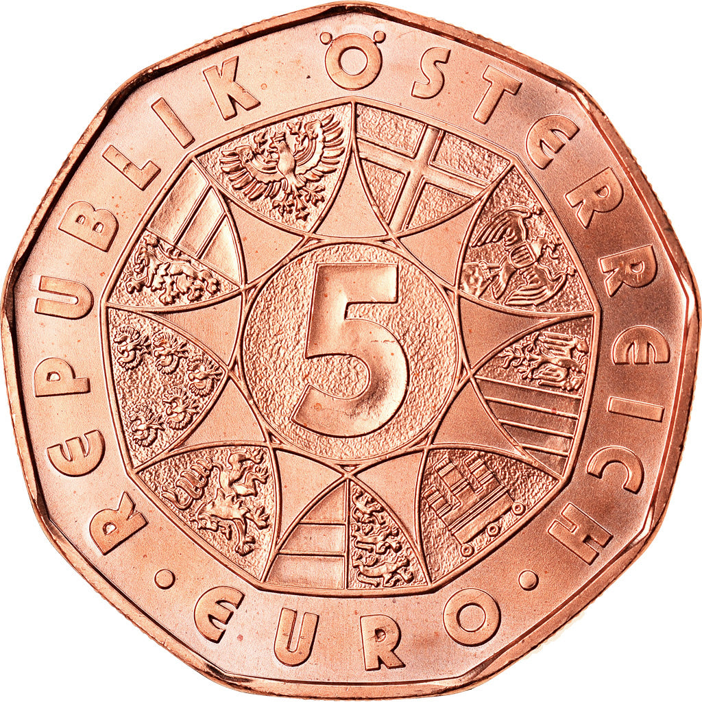 Austria, 5 Euro, Operetta Bat and the Ball, 2015, Vienna, MS(65-70), Miedź