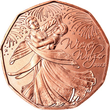 Austria, 5 Euro, Viennese Waltz, 2013, Vienna, FDC, Rame