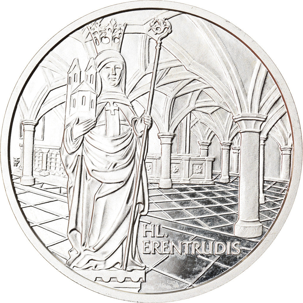 Austria, 10 Euro, Nonnberg Abbey, 2006, Vienna, Proof, FDC, Argento
