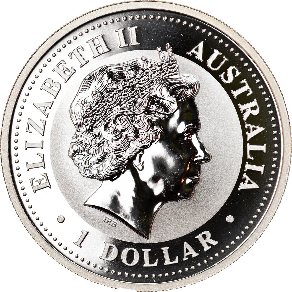 Moneda, Australia, Elizabeth II, Australian Kookaburra, Dollar, 2003, Perth, 1