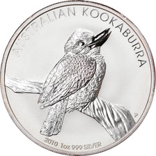Moneda, Australia, Elizabeth II, Australian Kookaburra, Dollar, 2010, Perth, 1