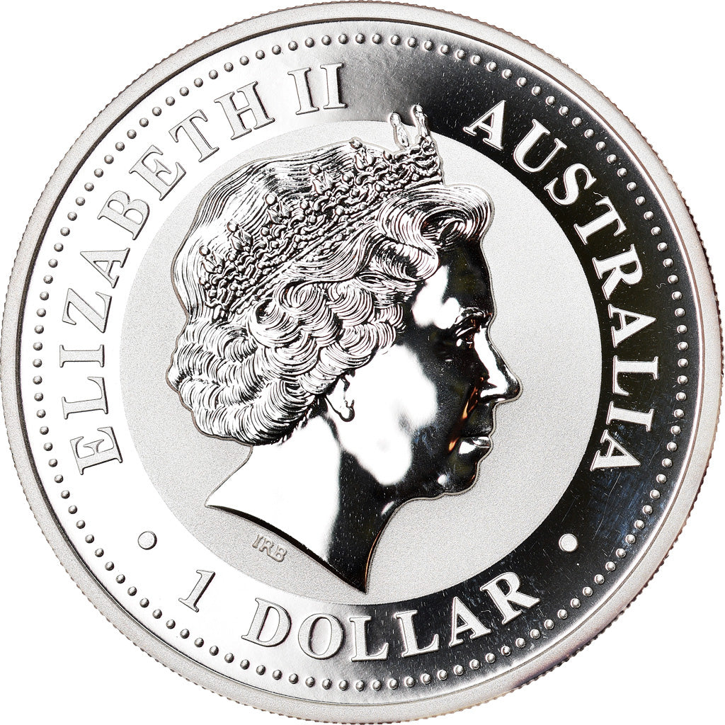 Moneta, Australia, Elizabeth II, Australian Kookaburra, Dollar, 2001, Perth, 1