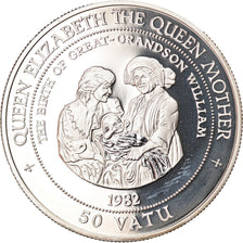 Münze, Vanuatu, Birth of Prince William, 50 Vatu, 1982, STGL, Silber, KM:26