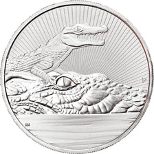 Moneta, Australia, Australian Crocodile, 2 Dollars, 2019, 2 Oz, FDC, Argento