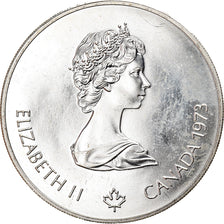 Monnaie, Canada, Elizabeth II, Carte de l'Amérique du Nord, 5 Dollars, 1973
