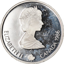 Moneta, Canada, Elizabeth II, Cross-country skiing, 20 Dollars, 1986, Royal