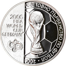 Münze, Bulgarien, World Football Cup 2006, 5 Leva, 2003, Sofia, Proof, STGL