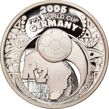 Moneta, Sudafrica, World Cup Soccer, 2 Rand, 2005, Pretoria, Proof, FDC