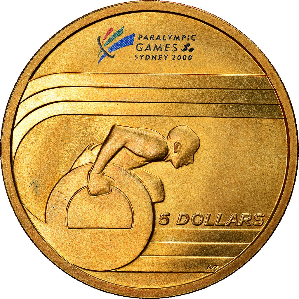 Münze, Australien, Elizabeth II, 2000 Paralympic Games, 5 Dollars, 2000, Royal