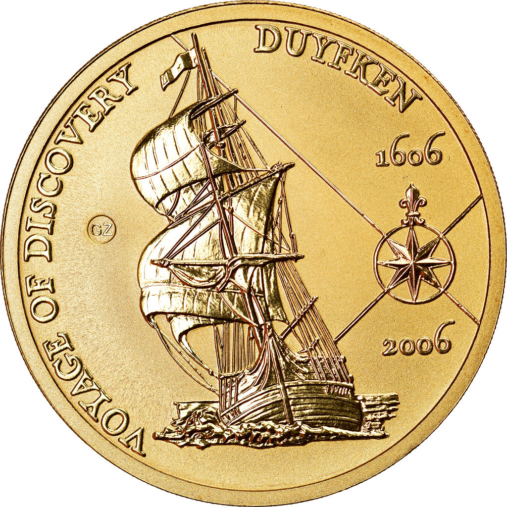 Monnaie, Australie, Elizabeth II, Duyfken's Exploration of Australia, 5 Dollars
