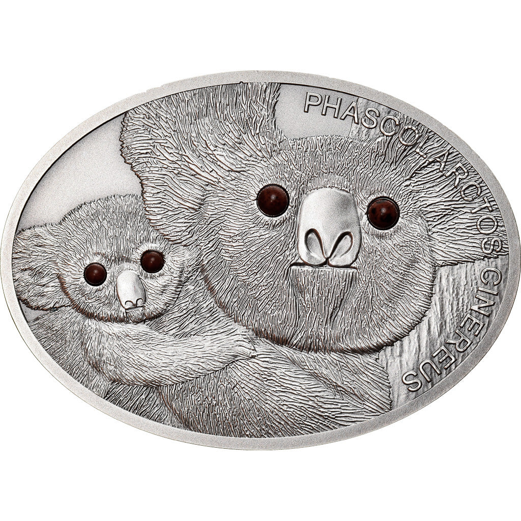 Moneta, Figi, Fascinating Wildlife - Koala, 10 Dollars, 2013, FDC, Argento