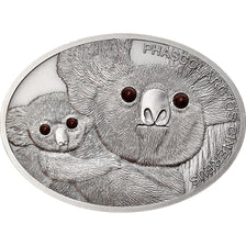 Moneta, Figi, Fascinating Wildlife - Koala, 10 Dollars, 2013, FDC, Argento