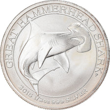 Moneta, Australia, Hammerhead Shark, 50 Cents, 2015, 1/2 Oz, FDC, Argento