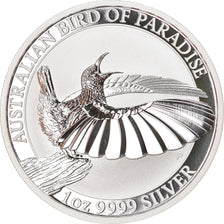 Coin, Australia, Bird of Paradise, 1 Dollar, 2018, 1 Oz, MS(65-70), Silver