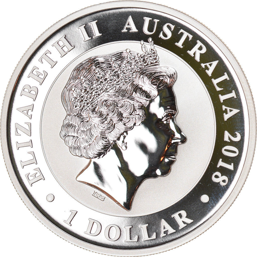 Monnaie, Australie, Bird of Paradise, 1 Dollar, 2018, 1 Oz, FDC, Argent