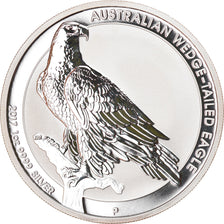 Moneta, Australia, Australian Wedge-Tailed Eagle, 1 Dollar, 2017, 1 Oz, FDC
