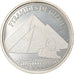 Francia, medaglia, Les 7 Merveilles du Monde, Pyramides de Gizeh, FDC, Argento