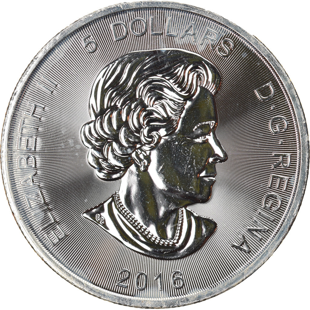 Münze, Kanada, Elizabeth II, Cougar, 5 Dollars, 2016, Colourized, STGL, Silber