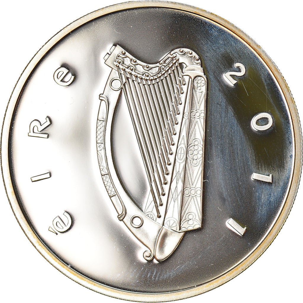 IRELAND REPUBLIC, 10 Euro, St. Brendan the Navigator, 2011, Proof, FDC, Argent