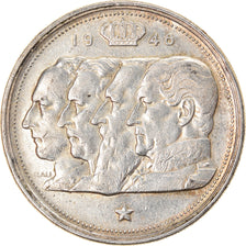 Munten, België, 100 Francs, 100 Frank, 1948, ZF, Zilver, KM:138.1