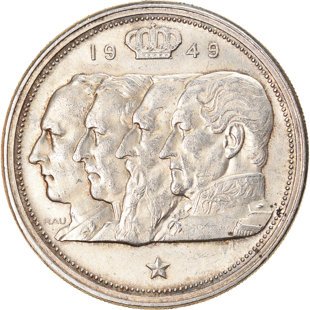Moneta, Belgio, 100 Francs, 100 Frank, 1949, BB, Argento, KM:139.1