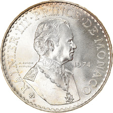 Moneta, Monaco, Rainier III, 50 Francs, 1974, SPL+, Argento, KM:152.1