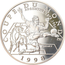 Monnaie, France, World Cup 98, Argentine, 10 Francs, 1997, Proof, FDC, Argent