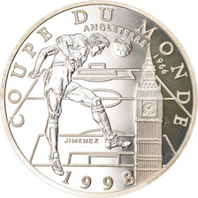 Coin, France, World Cup 98, Angleterre, 10 Francs, 1997, MS(65-70), Silver