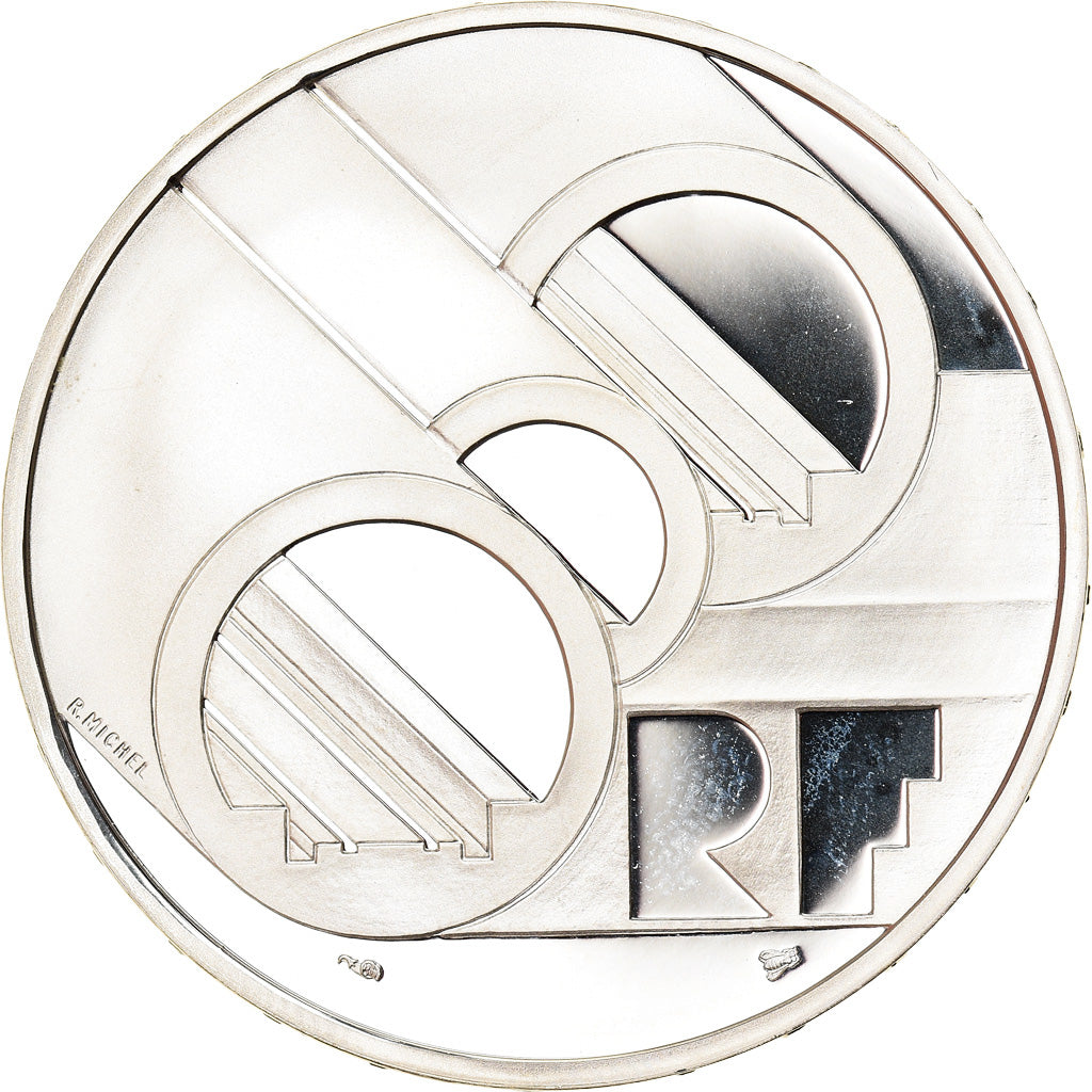 Monnaie, France, Channel Tunnel, 100 Francs-15 Ecus, 1994, Proof, FDC, Argent