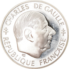 Münze, Frankreich, Charles de Gaulle, Franc, 1988, Proof, UNZ, Silber, KM:978